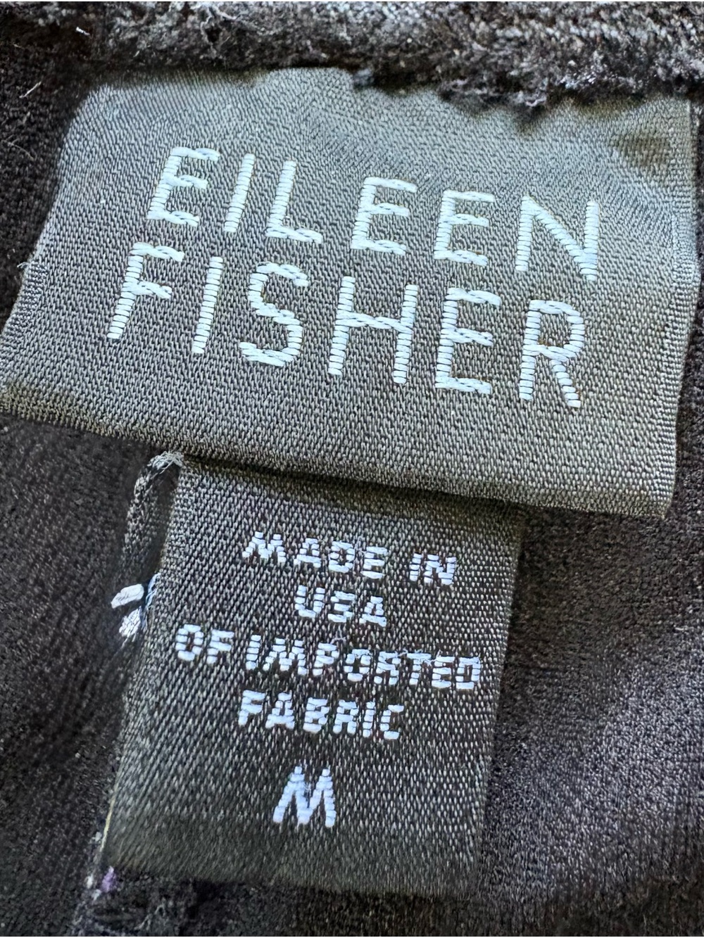 Eileen Fisher Stretch Crepe Ankle Pant Medium - Picture 9 of 9